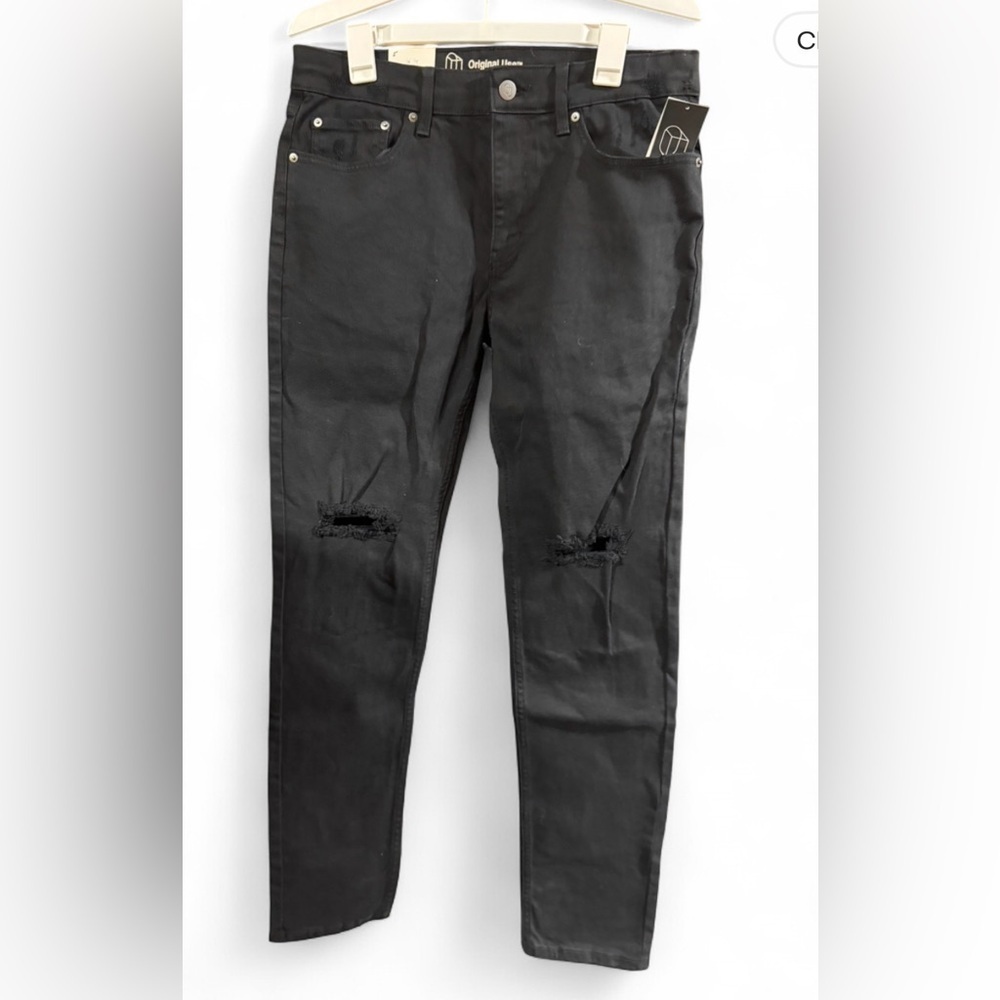 Original Use Men’s Black Slim Taper Stretch Jeans 32x34